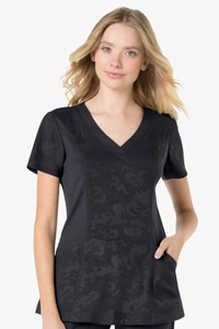 357 Koi Lite Asana Embossed Print Top (Clearance)