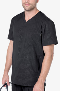 664 Koi Lite Zen Mens Embossed Top (Clearance)