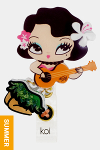 A156A Koi Artists Series Badge Reels