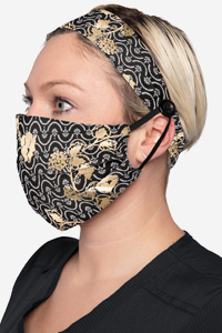 A162 Printed Masks/Headband Set (Clearance)