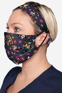 A163 Printed Tokidoki Masks/Headband Set (Clearance)