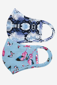 BA157 Reversible Fashion Masks 2 Pack (Clearance)