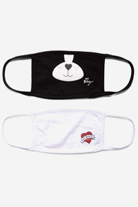 BA167 2 in 1 Pack Mini Fashion Masks (Clearance)